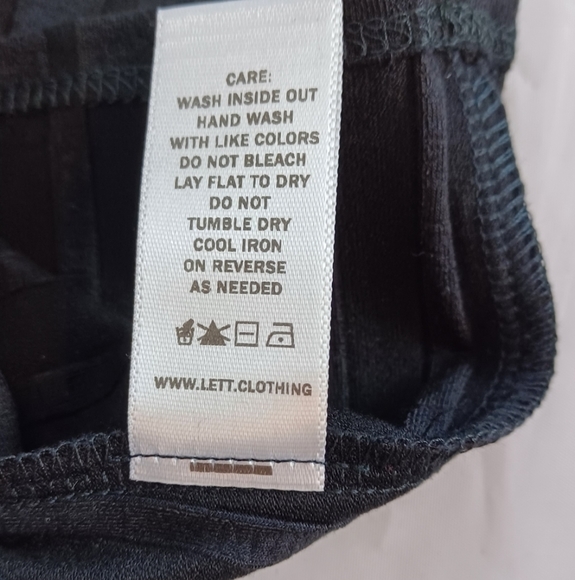 Lett Orly Mock Top Sleeveless Soft with Eco Rib in Black Goth NWT - Picture 6 of 9